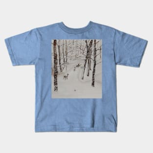 Icy Forest Kids T-Shirt